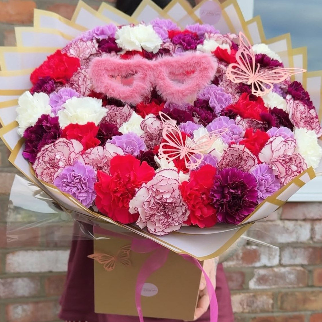 Pinks and purples Carnations