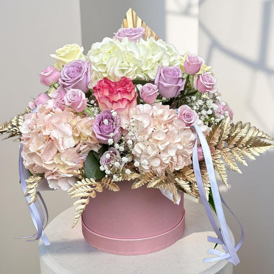 Large pastel Hat Box